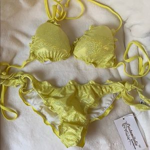Yellow bikini